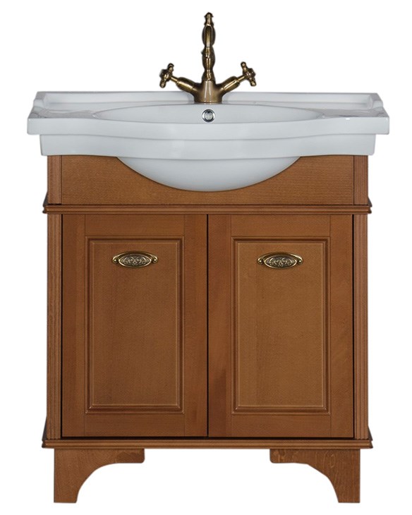 Тумба под раковину Aquanet Николь 80 орех 00180511 Тумба под раковину Aquanet Николь 80 орех 00180511