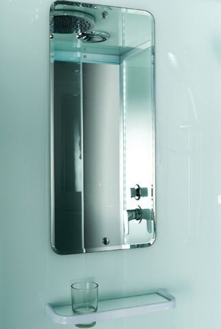 Душевая кабина Esbano ELEGANCIA (ESKL110CR) полукруглая с крышей и LED освещением ES-L110CR 110x110x210 Душевая кабина Esbano ELEGANCIA (ESKL110CR) полукруглая с крышей и LED освещением ES-L110CR 110x110x210