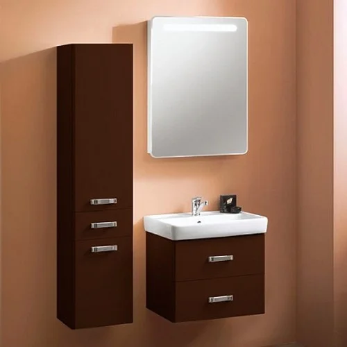 Тумба с раковиной Aquaton Америна 70 (1A1376K1AM430) тёмно-коричневая Тумба с раковиной Aquaton Америна 70 (1A1376K1AM430) тёмно-коричневая