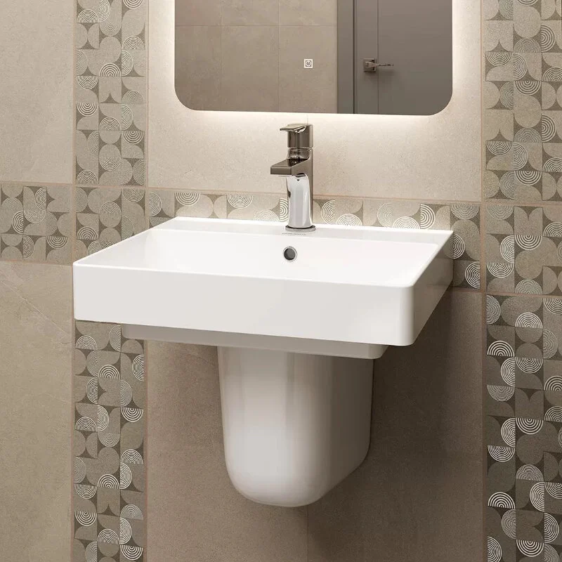 Раковина Kerama Marazzi Pro KMPRWb50GWh1 мебельная\подвесная 50, белая глянцевая — Изображение 5