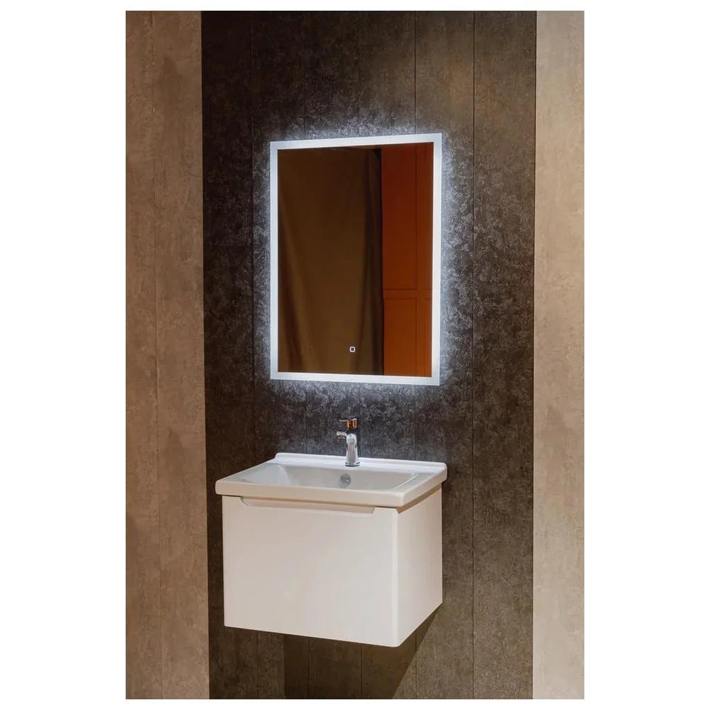 Зеркало Silver Mirrors Norma-Lite 600х800 LED-00002574 подсветка сенсорный выключатель — Изображение 7