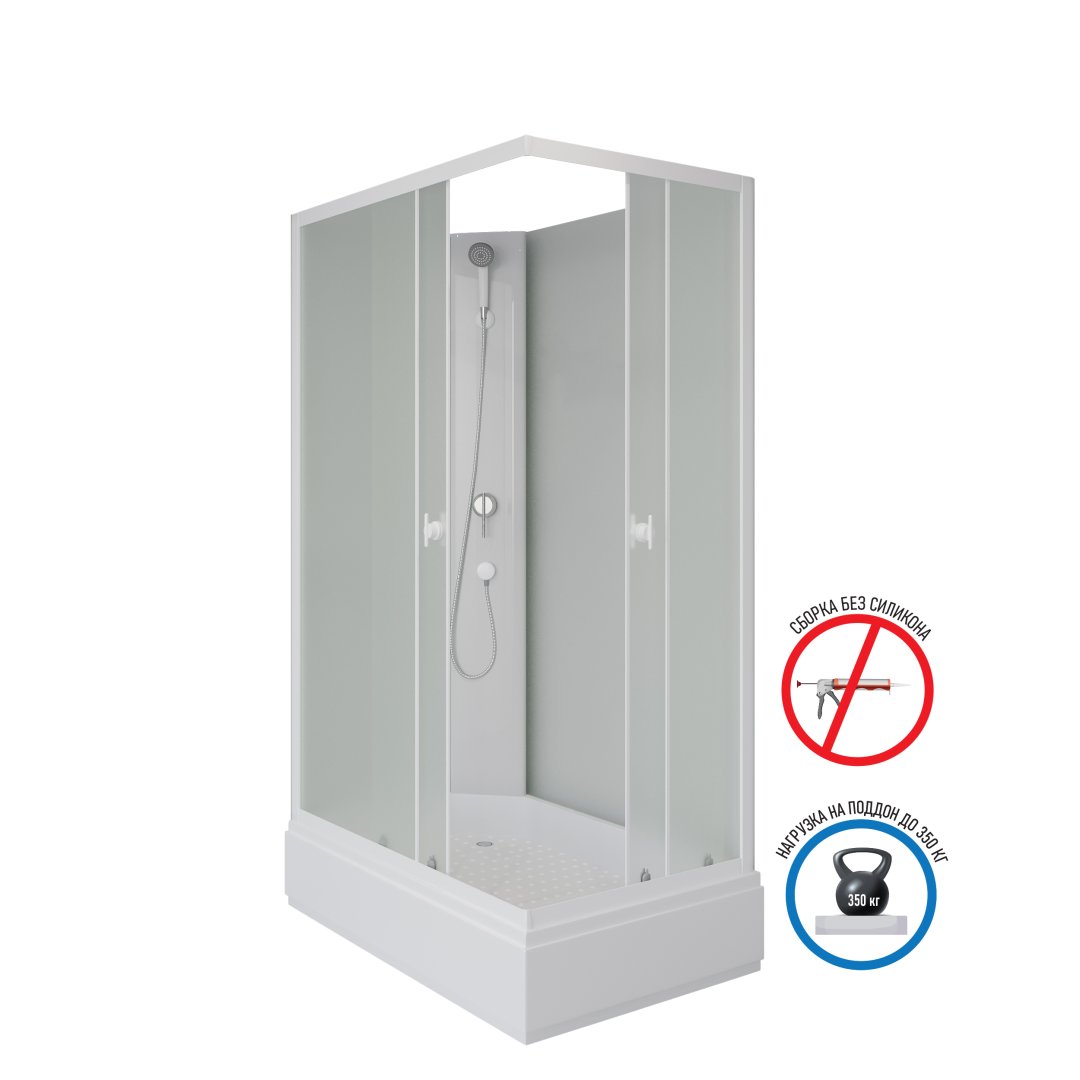 Душевая кабина Niagara Promo P110/80/26Q/MT/BK (1100х800х2000) Душевая кабина Niagara Promo P110/80/26Q/MT/BK (1100х800х2000)