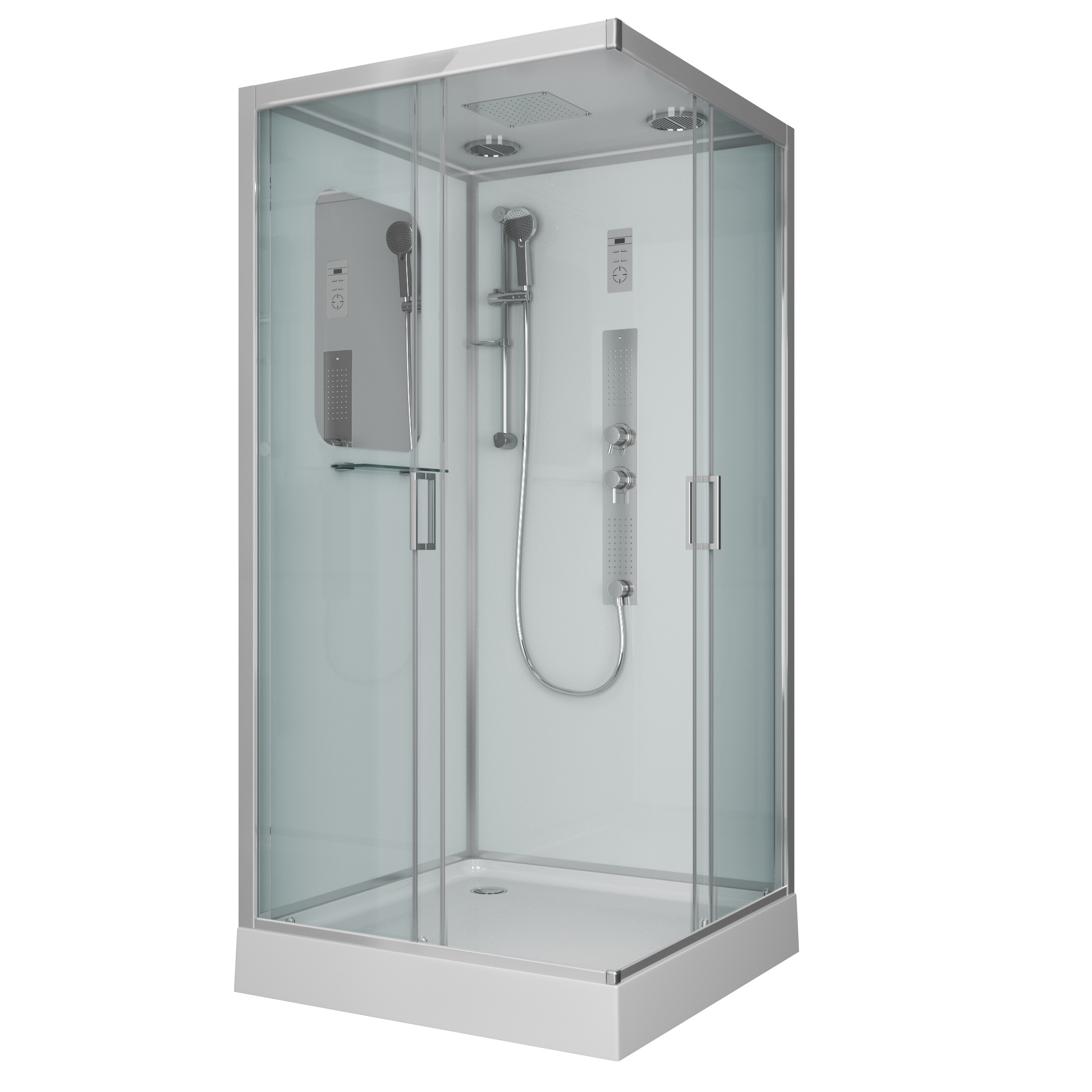 Душевая кабина Niagara Premium NG-6001-01GQ (900х900х2100) низкий поддон (16 см) стекло прозрачное 60010114GQ Душевая кабина Niagara Premium NG-6001-01GQ (900х900х2100) низкий поддон (16 см) стекло прозрачное 60010114GQ