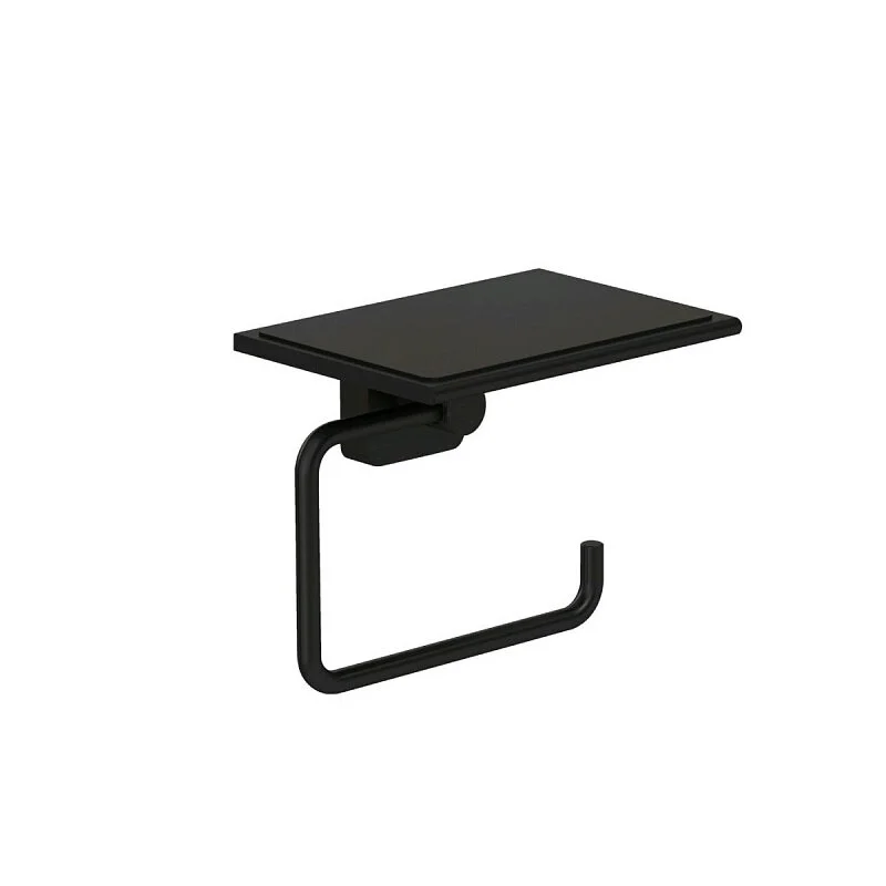 Держатель туалетной бумаги Kludi VELA S 2597139 черный матовый Держатель туалетной бумаги Kludi VELA S 2597139 черный матовый