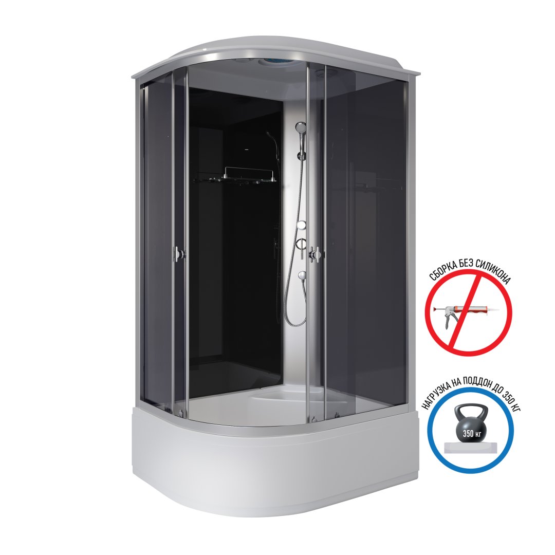 Душевая кабина Niagara Eco E120/90/40R/TN (1200х900х2150) E120/90/40R/TN Душевая кабина Niagara Eco E120/90/40R/TN (1200х900х2150) E120/90/40R/TN