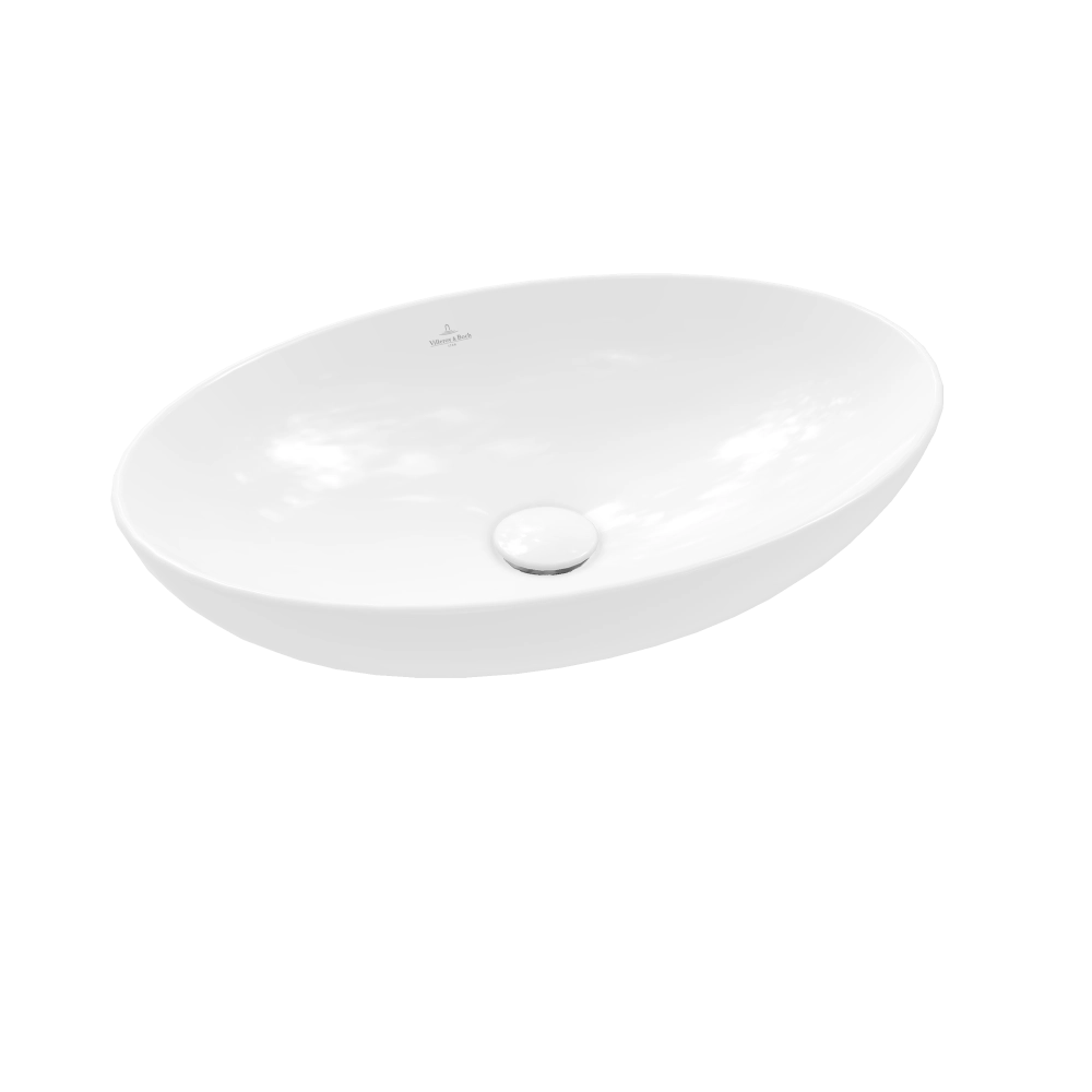 Раковина Villeroy & Boch Loop&Friends 56 x 38 см CeramicPlus 4A4700R1 накладная Раковина Villeroy & Boch Loop&Friends 56 x 38 см CeramicPlus 4A4700R1 накладная