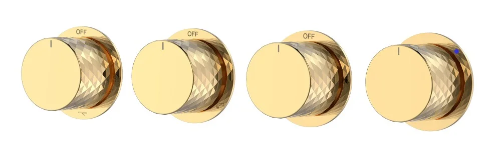 Смеситель для душа Boheme STICK DIAMOND 124-5-G.1 встроенный GOLD 5-проходной — Изображение 1