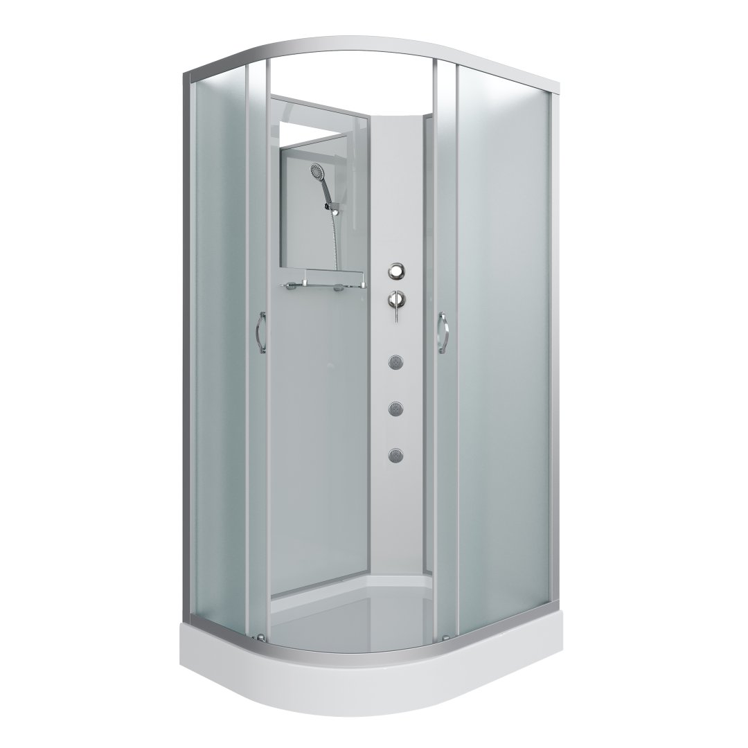 Душевая кабина Niagara Classic NG-3312-14RBKG (1200х800х2000) низкий поддон (13см) стекло матовое 33121423RBKG Душевая кабина Niagara Classic NG-3312-14RBKG (1200х800х2000) низкий поддон (13см) стекло матовое 33121423RBKG