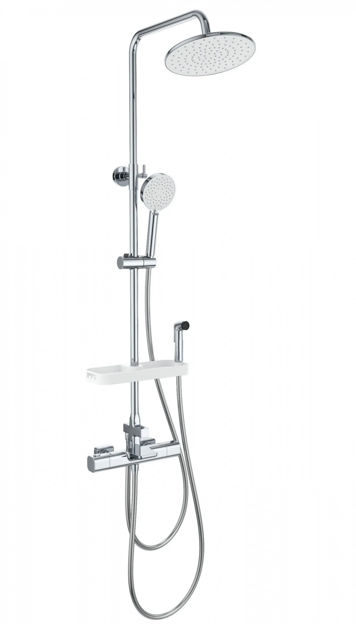 Душевая система Wonzon & Woghand с термостатом, хром (WW-C3017-A1-CR) Душевая система Wonzon & Woghand с термостатом, хром (WW-C3017-A1-CR)