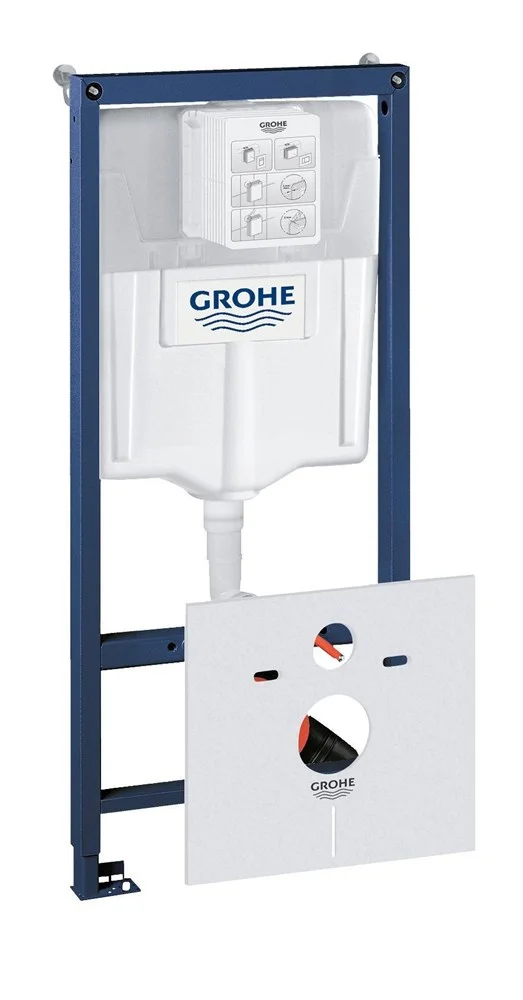 Инсталляция для унитаза GROHE Rapid SL (38539001) с принадлежностями для монтажа перед стеной Инсталляция для унитаза GROHE Rapid SL (38539001) с принадлежностями для монтажа перед стеной
