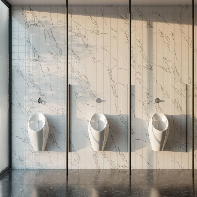 Писсуар Kerama Marazzi KPro KMKPUr35GWh0 подвесной с крепежом и сифоном, белый глянцевый — Изображение 7