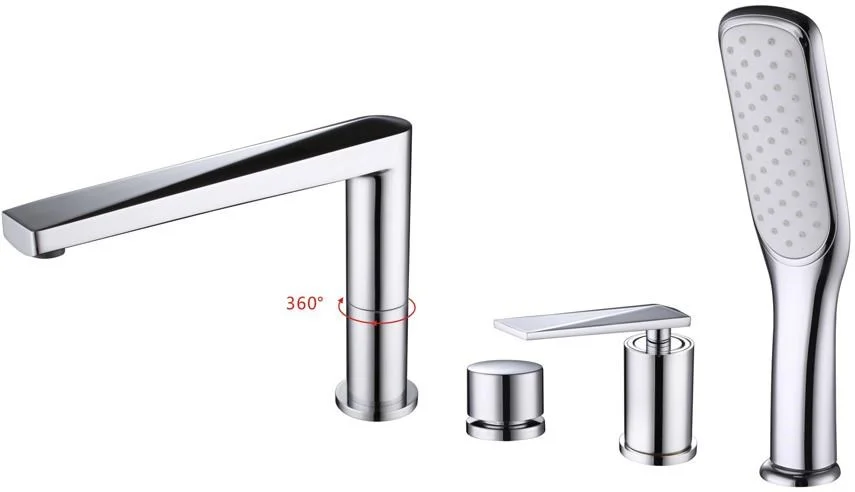 Смеситель на борт ванны Boheme VENTURO хром 370 Смеситель на борт ванны Boheme VENTURO хром 370