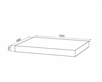 Столешница Velvex Unit 190, дуб французский st.UNI.190-67 Столешница Velvex Unit 190, дуб французский st.UNI.190-67