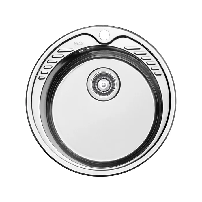 Кухонная мойка IDDIS Suno S (SUN51S0i77S), нержавеющая сталь, шелк, D510 Кухонная мойка IDDIS Suno S (SUN51S0i77S), нержавеющая сталь, шелк, D510