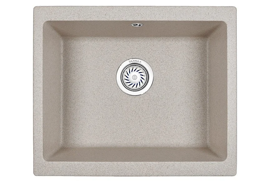 Кухонная мойка Granula 5551, ПИРИТ, кварц 550х460 Кухонная мойка Granula 5551, ПИРИТ, кварц 550х460