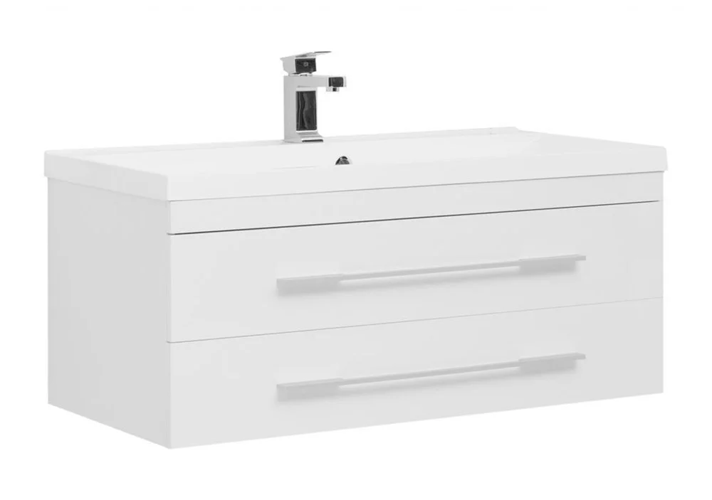 Тумба с раковиной Aquanet Нота NEW 100 белый 00171496 + 00204096 Тумба с раковиной Aquanet Нота NEW 100 белый 00171496 + 00204096