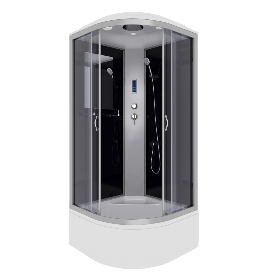 Душевая кабина Niagara Classic NG-2509-14P (1000х1000х2150) высокий поддон (40см) стекло тонированное 25091434P Душевая кабина Niagara Classic NG-2509-14P (1000х1000х2150) высокий поддон (40см) стекло тонированное 25091434P