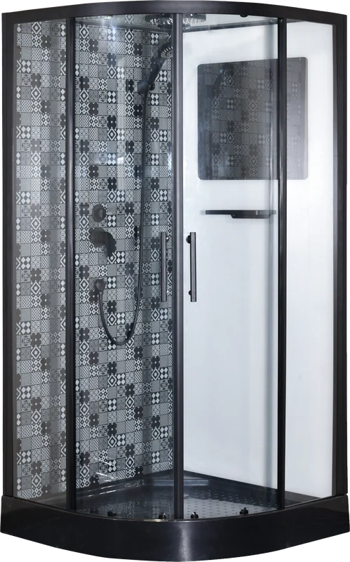 Душевая кабина Esbano ELEGANCIA (ESKBB90CR) полукруглая с крышей ESB-90CR 90x90x210см Душевая кабина Esbano ELEGANCIA (ESKBB90CR) полукруглая с крышей ESB-90CR 90x90x210см