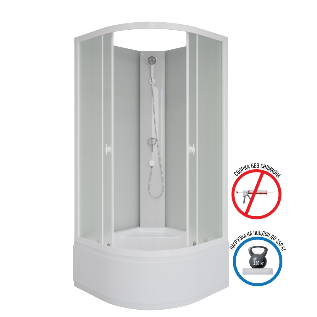 Душевая кабина Niagara Promo P80/40/MT/BK (800х800х1950) Душевая кабина Niagara Promo P80/40/MT/BK (800х800х1950)