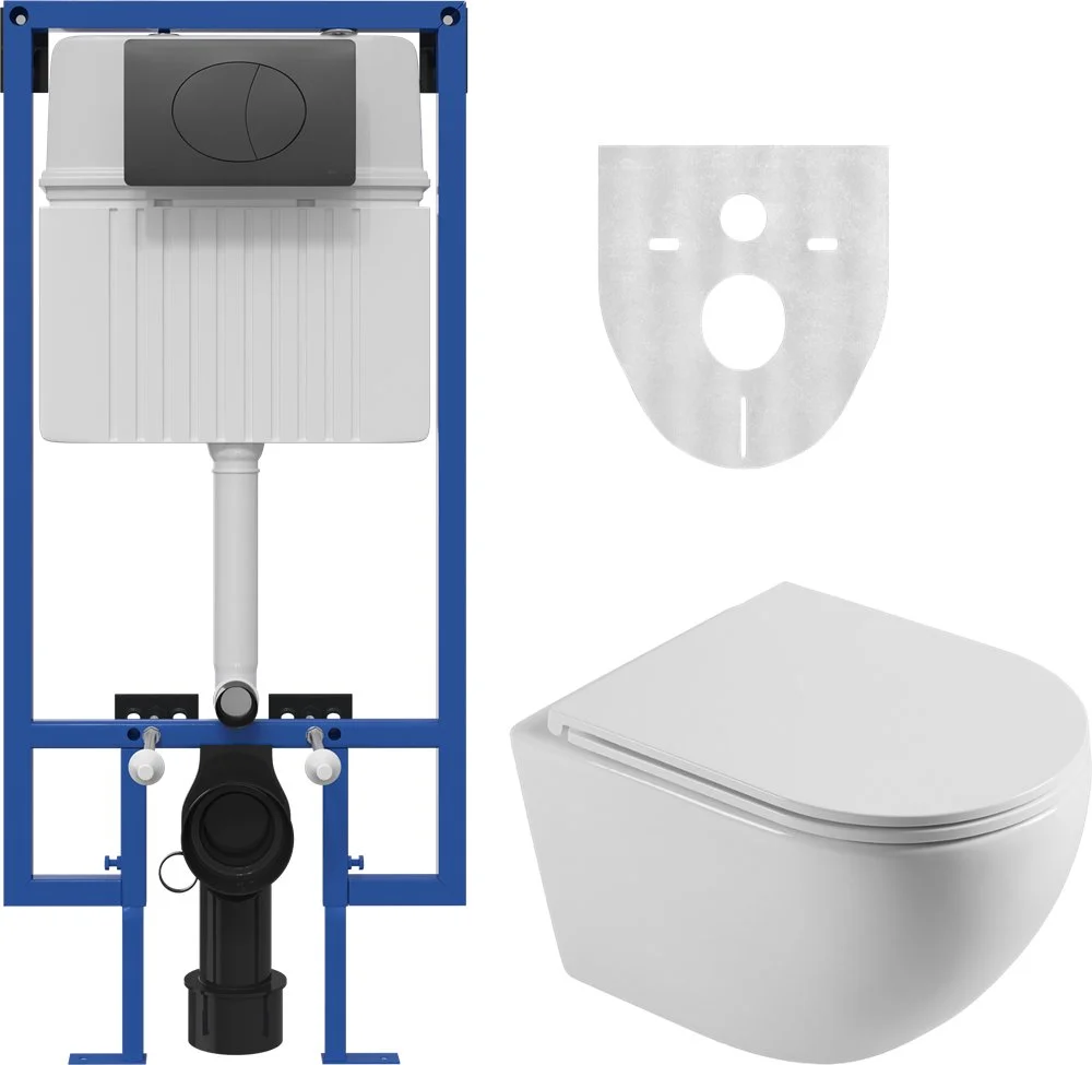 Комплект Унитаз подвесной STWORKI Скаген SK-09up безободковый, с микролитом + Система инсталляции дл 589303 Комплект Унитаз подвесной STWORKI Скаген SK-09up безободковый, с микролитом + Система инсталляции дл 589303