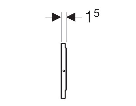 Клавиша смыва GEBERIT Sigma 10 115.891.SN.5 бесконтактная Клавиша смыва GEBERIT Sigma 10 115.891.SN.5 бесконтактная