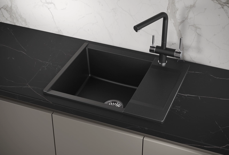 Кухонная мойка Granula 6202 шварц — Изображение 1
