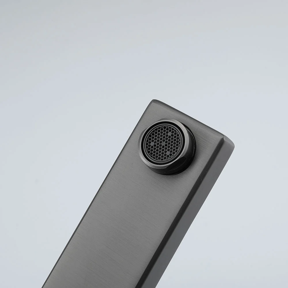 Смеситель для раковины Gappo G1017-92 оружейная сталь — Изображение 5