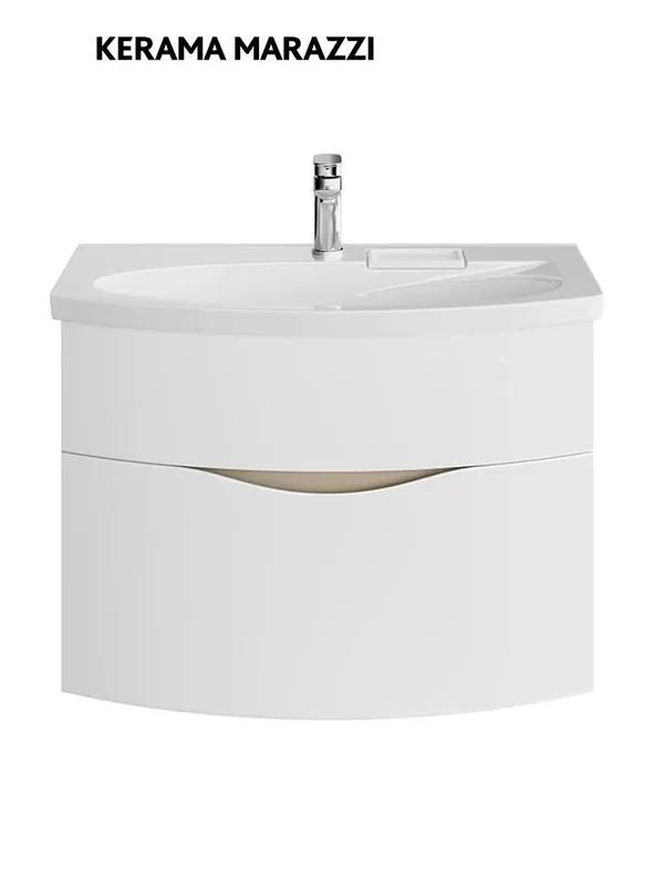 Тумба под раковину Kerama Marazzi Riva 80 см RV.80\WHT.M белая матовая — Изображение 2