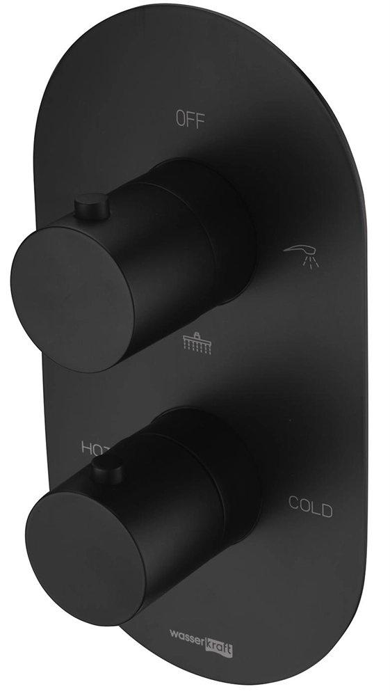 Смеситель для душа Wasserkraft Elbe 7400 7444 Thermo термостатический Смеситель для душа Wasserkraft Elbe 7400 7444 Thermo термостатический