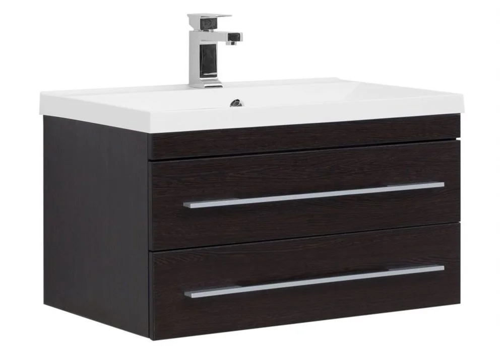 Тумба с раковиной Aquanet Нота NEW 75 венге 00171488 + 00204118 Тумба с раковиной Aquanet Нота NEW 75 венге 00171488 + 00204118