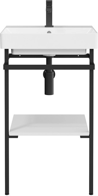 Консоль под раковину Kerama Marazzi Pro PRO.50.01\BLK.M напольная 50, черная матовая — Изображение 3