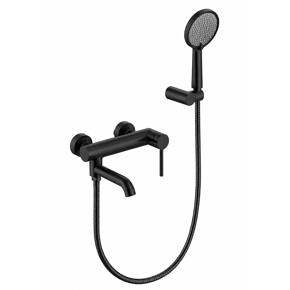 Смеситель для ванны GAPPO G3206-6 черный — Изображение 1