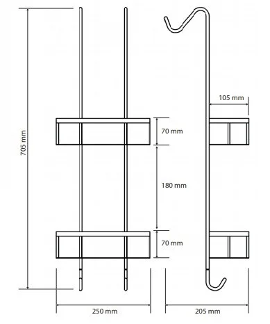 Полка Bemeta CYTRO 146208422 Полка Bemeta CYTRO 146208422
