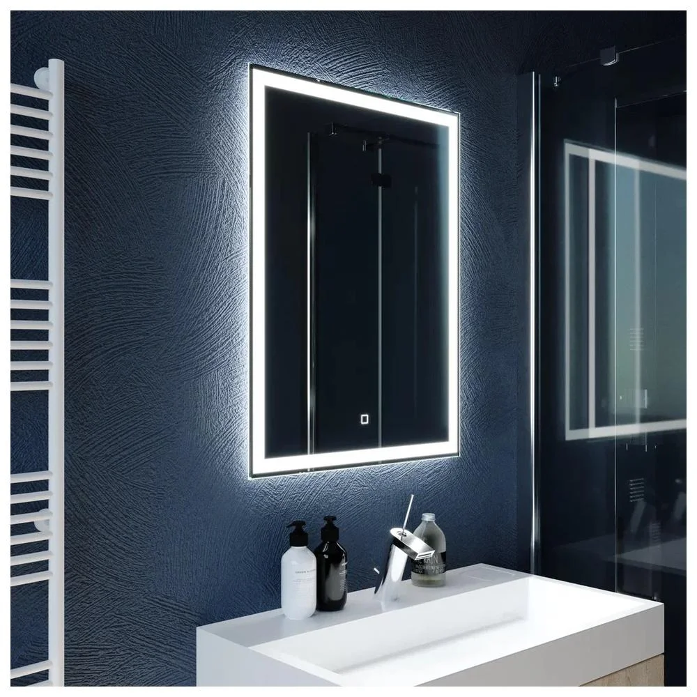 Зеркало Silver Mirrors Norma-Lite 600х800 LED-00002574 подсветка сенсорный выключатель — Изображение 17