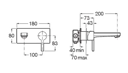 Смеситель для раковины Roca Naia 5A3596C00 Смеситель для раковины Roca Naia 5A3596C00