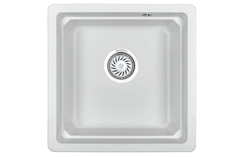 Кухонная мойка Granula KS-4501U, АРКТИК (БЕЛЫЙ), кварц 450х450 Кухонная мойка Granula KS-4501U, АРКТИК (БЕЛЫЙ), кварц 450х450