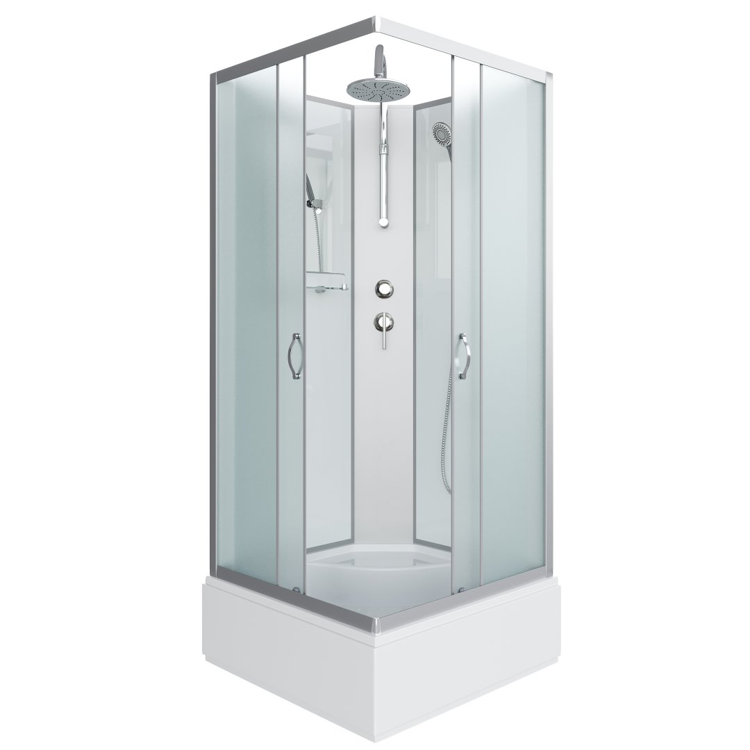 Душевая кабина Niagara Classic NG-1108-14BKT (900х900х2100) средний поддон (26см) стекло матовое с полкой 11081424BKT Душевая кабина Niagara Classic NG-1108-14BKT (900х900х2100) средний поддон (26см) стекло матовое с полкой 11081424BKT