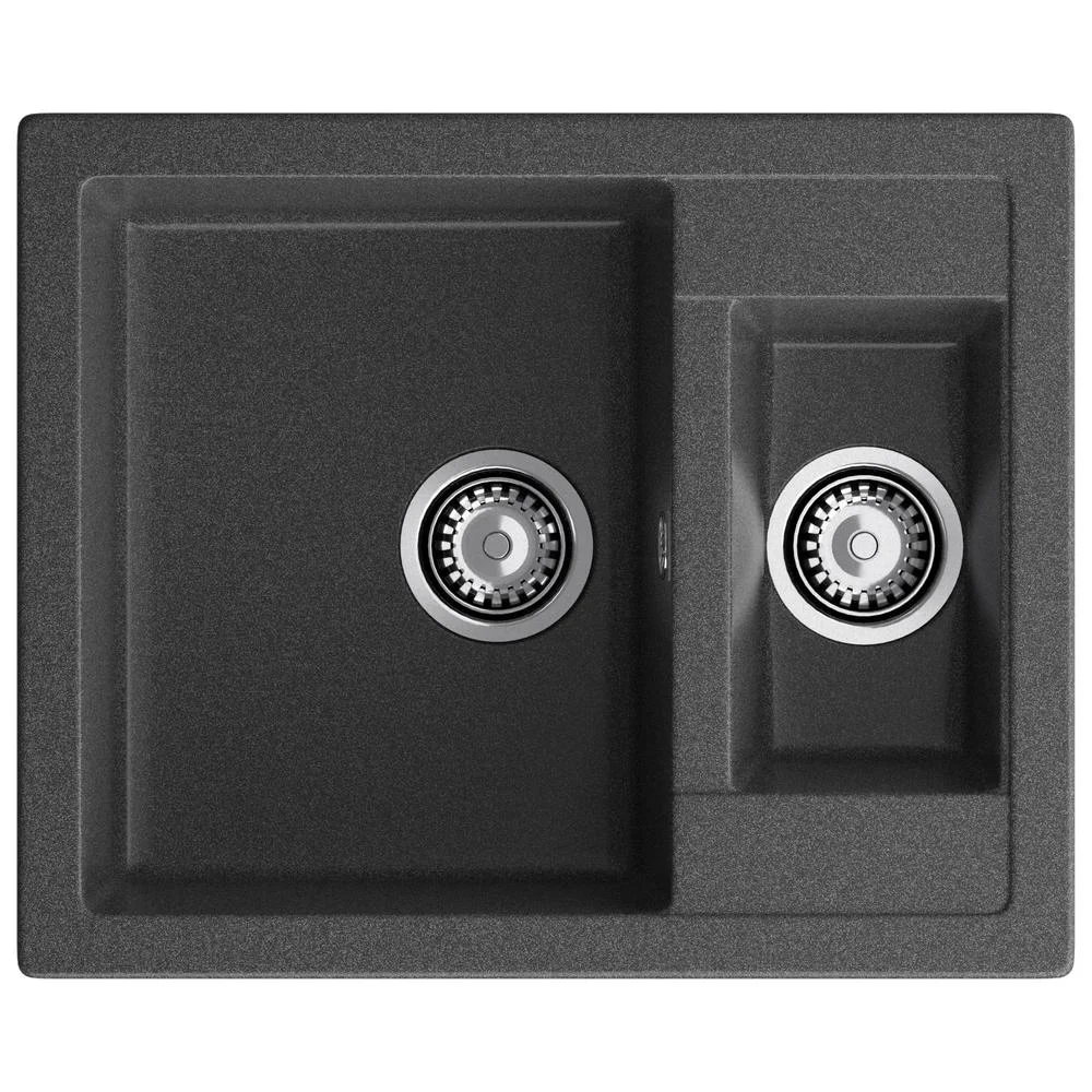 Кухонная мойка GranFest QUADRO Q-610K графит — Изображение 1