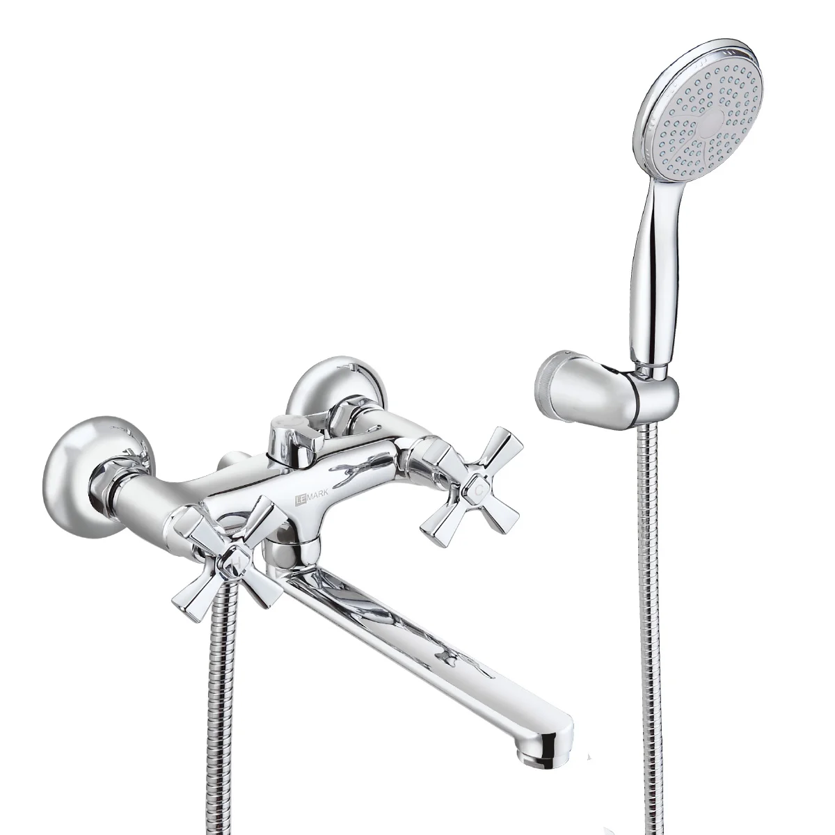 Смеситель для ванны Lemark Benefit LM2513C универсальный, хром Смеситель для ванны Lemark Benefit LM2513C универсальный, хром