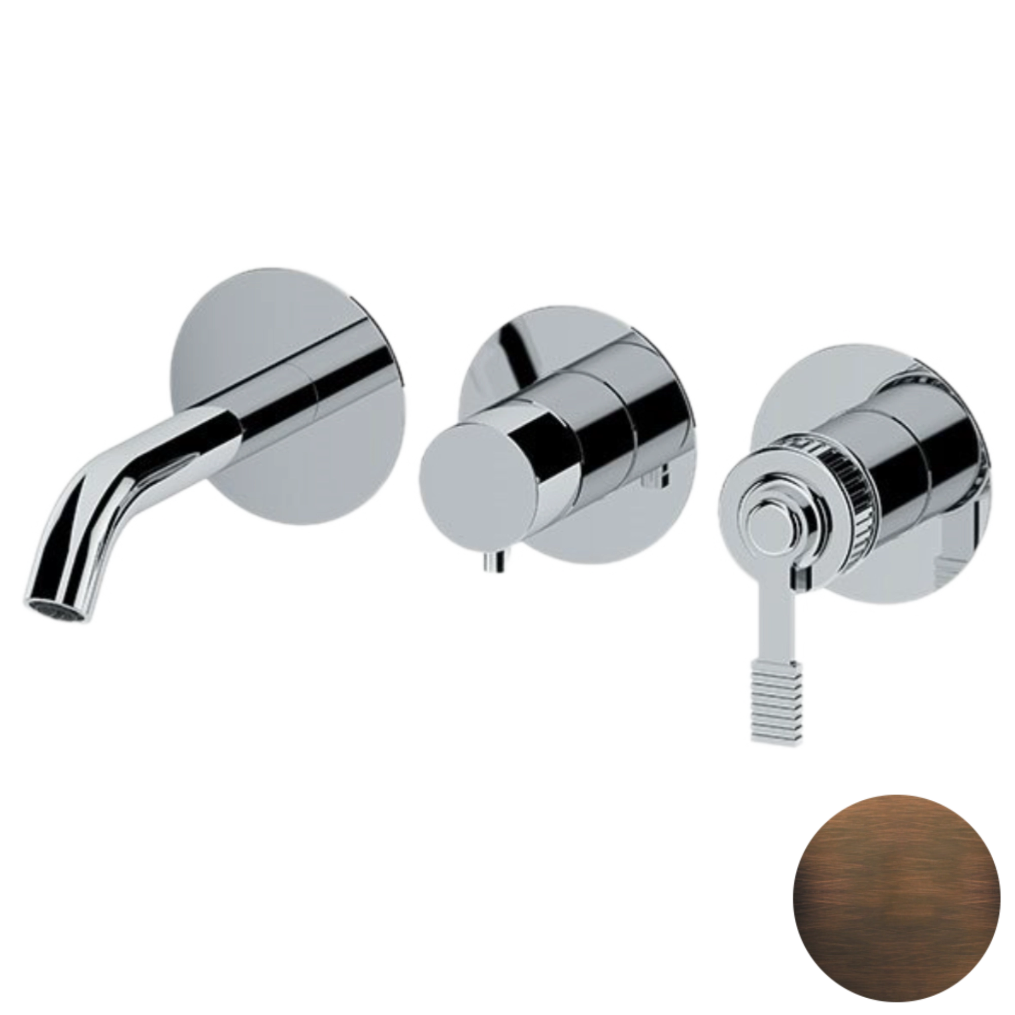 Смеситель для ванны Remer Atelier AL54D3PWBBR, бронза масляная Смеситель для ванны Remer Atelier AL54D3PWBBR, бронза масляная