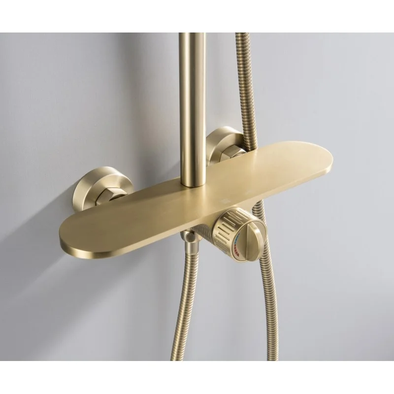 Душевая система Bronze de Luxe ICON 80112CG золото матовое — Изображение 5