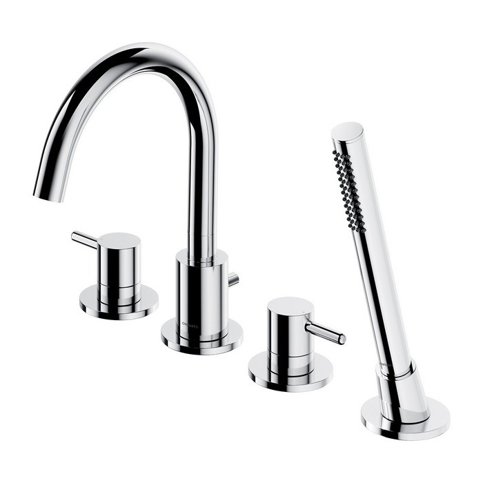 Смеситель на борт ванны OMNIRES Y Y1232CR хром на 4 отверстия Смеситель на борт ванны OMNIRES Y Y1232CR хром на 4 отверстия