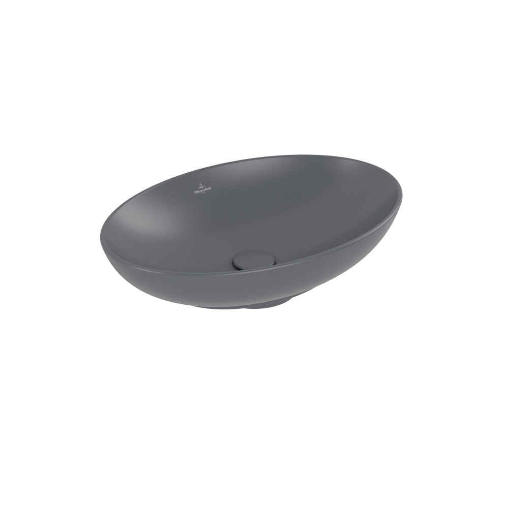 Раковина Villeroy & Boch Loop&Friends 56 x 38 см Graphite CeramicPlus 4A4700i4 накладная Раковина Villeroy & Boch Loop&Friends 56 x 38 см Graphite CeramicPlus 4A4700i4 накладная