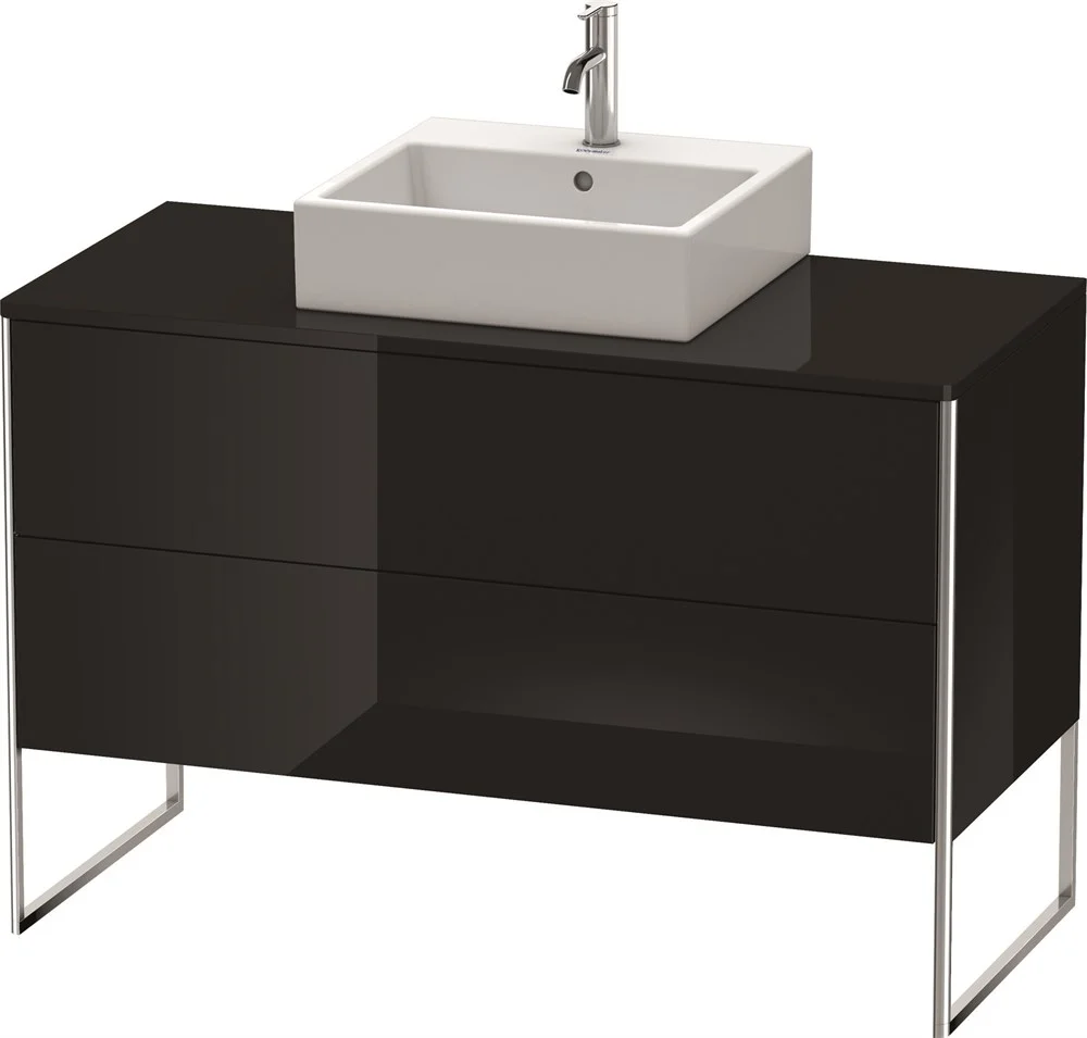 Тумба под раковину Duravit XSquare XS492204040 напольная 120 см черный глянцевый Тумба под раковину Duravit XSquare XS492204040 напольная 120 см черный глянцевый