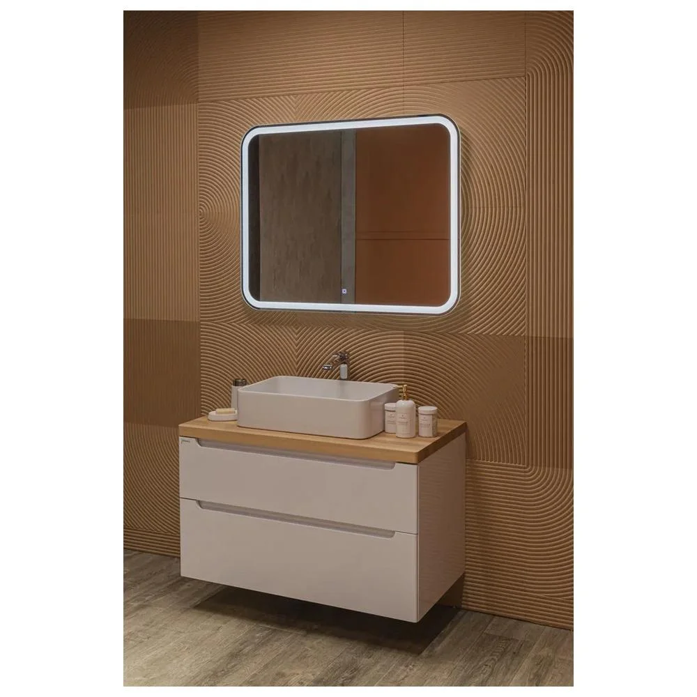 Зеркало Silver Mirrors Stiv neo-S 1000х800 LED-00002887 cенсорный выключатель бегущая подсветка — Изображение 8