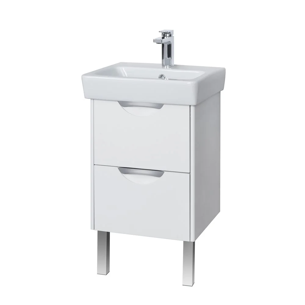 Тумба под раковину Aquaton Сильва 50 дуб полярный 1A211701SIW70 Тумба под раковину Aquaton Сильва 50 дуб полярный 1A211701SIW70