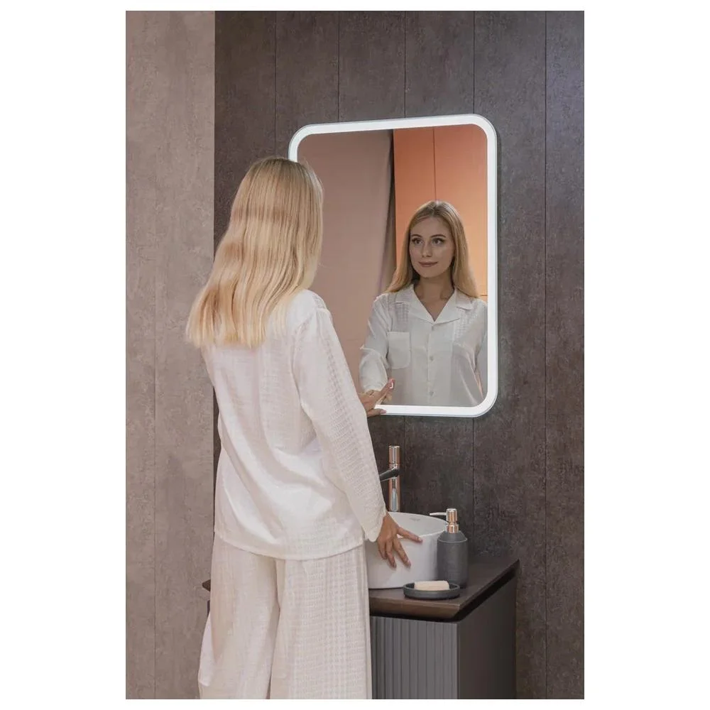 Зеркало Silver Mirrors Стив 600х800 LED-00002249 сенсорный выключатель — Изображение 11