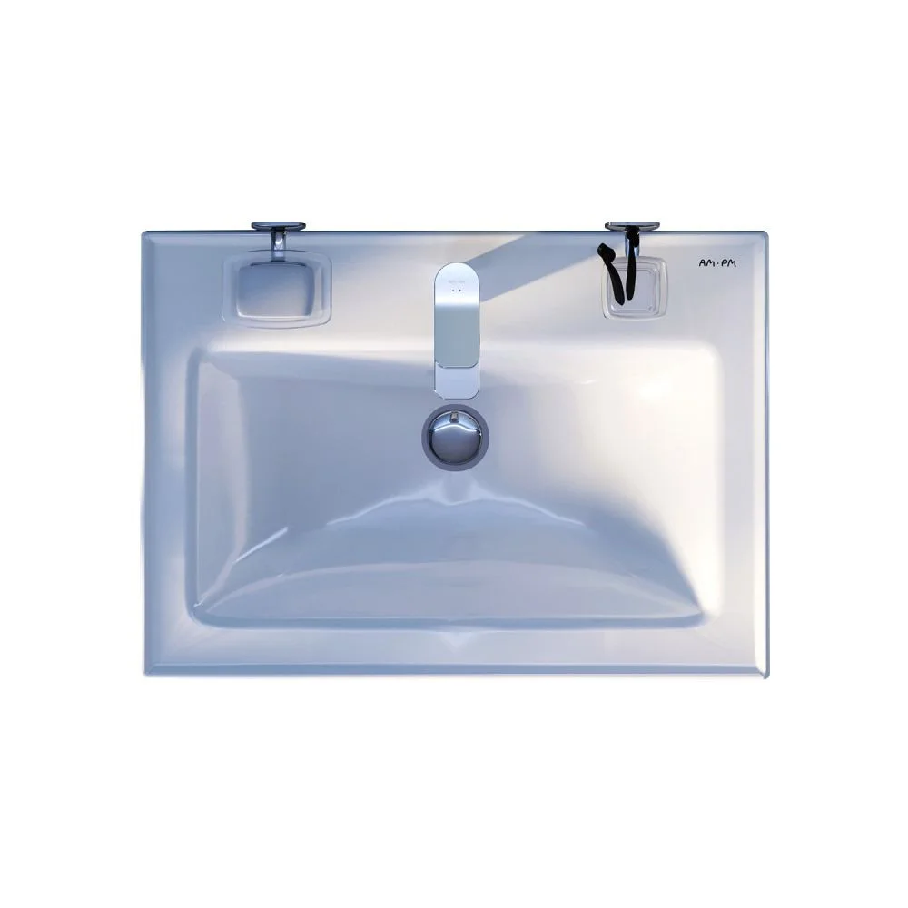 Раковина AM.PM X-Joy M85AWCC0652WG64 мебельная, керамическая, 65 см, встраиваемая, белый Раковина AM.PM X-Joy M85AWCC0652WG64 мебельная, керамическая, 65 см, встраиваемая, белый