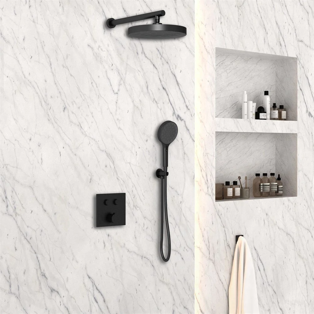 Душевая система Vincea Inspire VSFW-4I212MB встраиваемая, черный Душевая система Vincea Inspire VSFW-4I212MB встраиваемая, черный