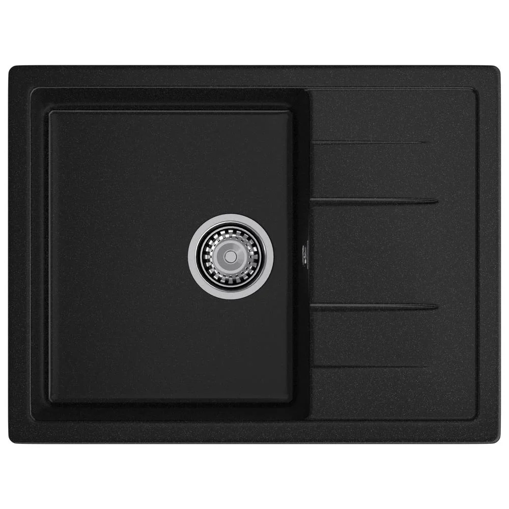 Кухонная мойка GranFest QUADRO Q-650L черный — Изображение 1